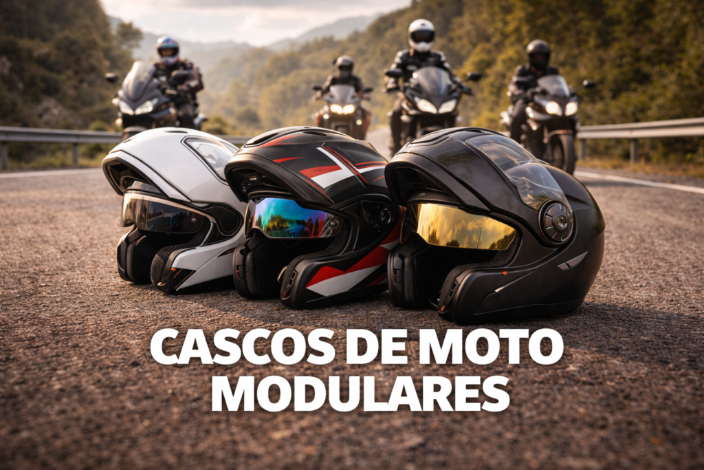 Cascos de moto modulares