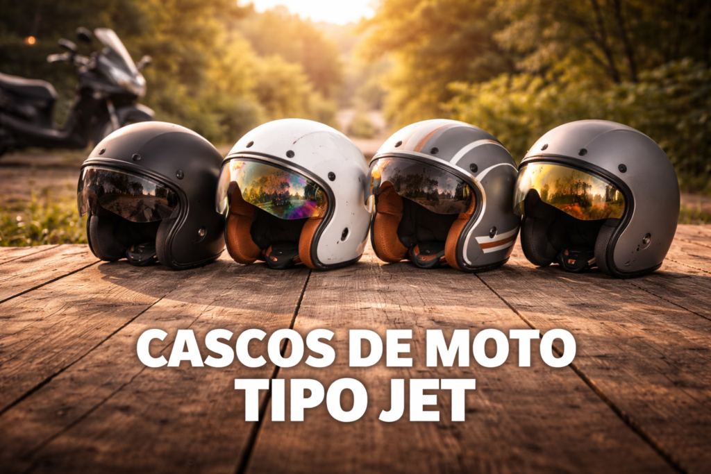 Cascos de moto tipo Jet