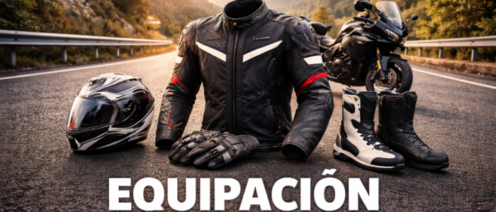 Equipación para moto de carretera