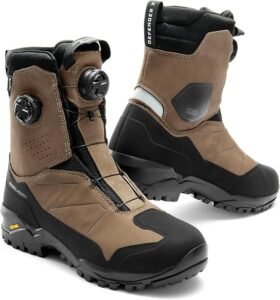 Botas de moto REBELHORN Defender X. Color marrón