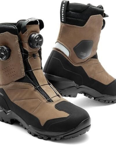 Botas de moto REBELHORN Defender X. Color marrón