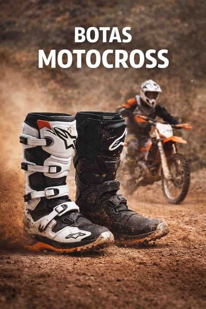 Botas de moto de motocross y offroad