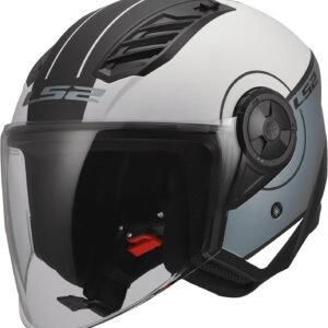 Casco tipo Jet LS2 Airflow II vista frontal