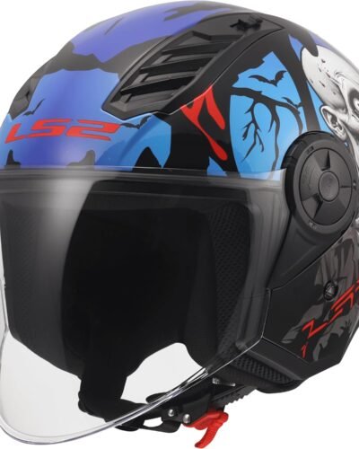 Casco tipo Jet LS2 Airflow II Modelo Zombie