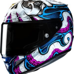 Casco de moto HJC RPHA 12 Kraken. Vista fronto-lateral