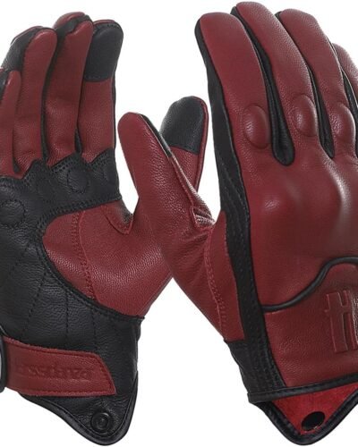 Guantes de moto Harssidanzar. Guantes de piel para hombre. Vista general Guantes de moto Harssidanzar. Guantes de piel para hombre. Vista general