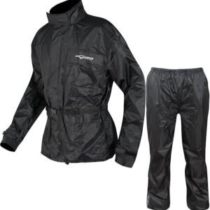 Traje de moto impermeable APRO. Dos piezas de protección contra la lluvia