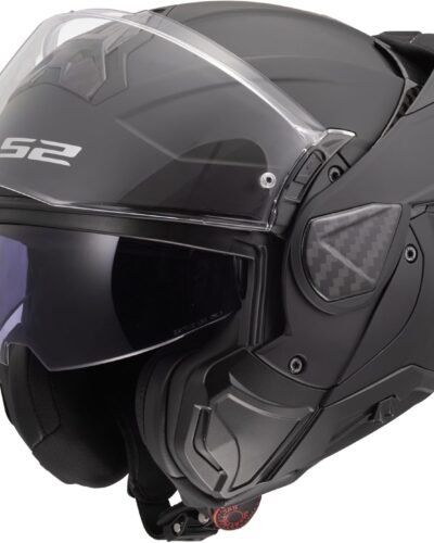 Casco modular de moto LS2 Advant II Black.