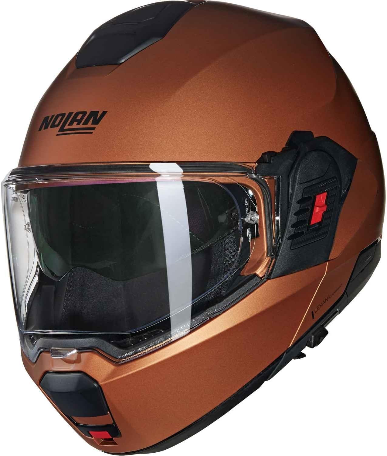 Casco modular Nolan N120-1. Color naranja