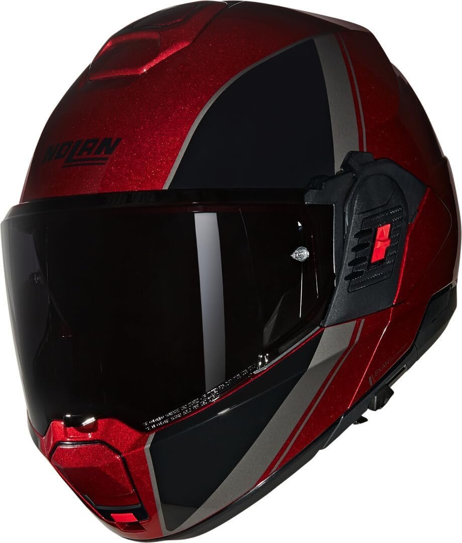 Casco modular Nolan N120-1. Color rojo