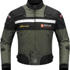 Chaqueta de moto Borleni WindProof. Vista frontal