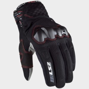 Guantes de moto de verano LS2 Chaki. Vista del anverso