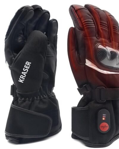 Guantes calefactables de moto Kraser KRGS28 Guantes calefactables de moto Kraser KRGS28