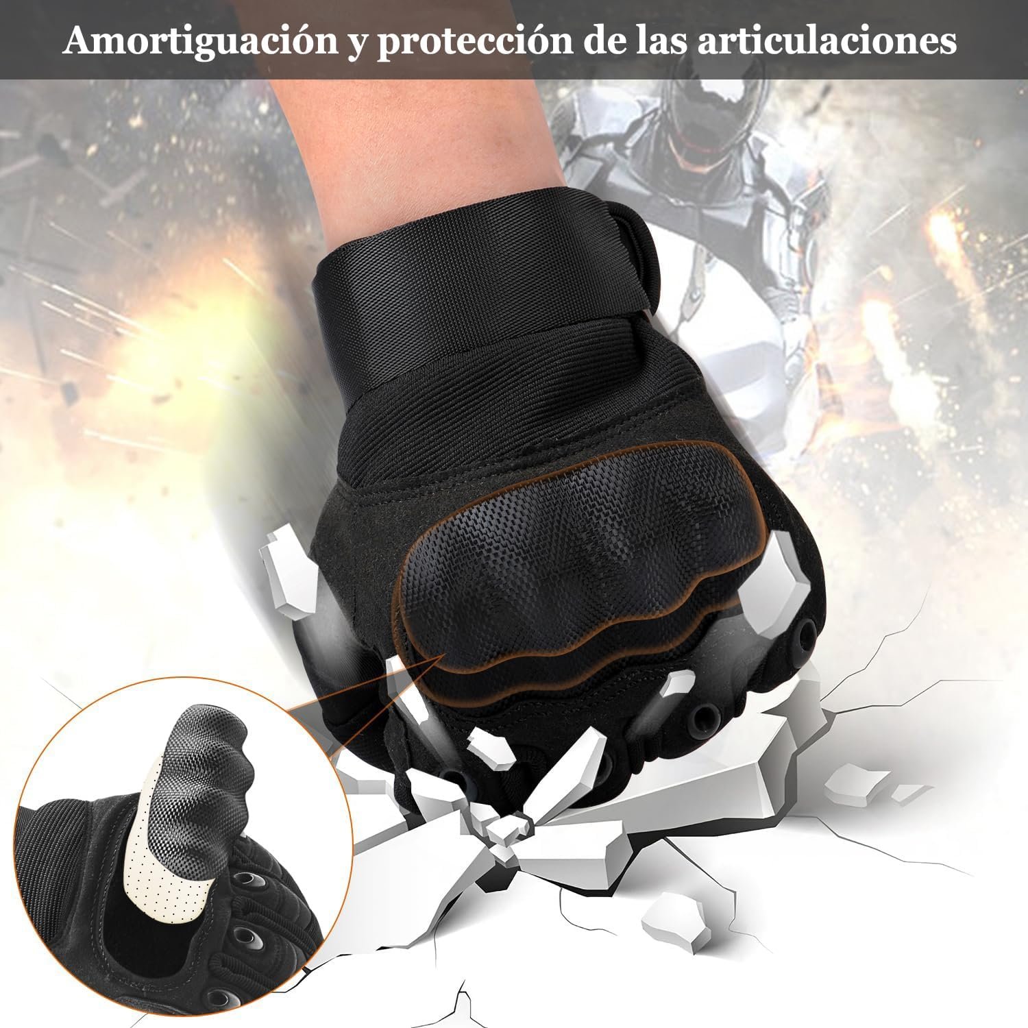 Guantes de moto para verano Cozome. Guantes de moto resistentes