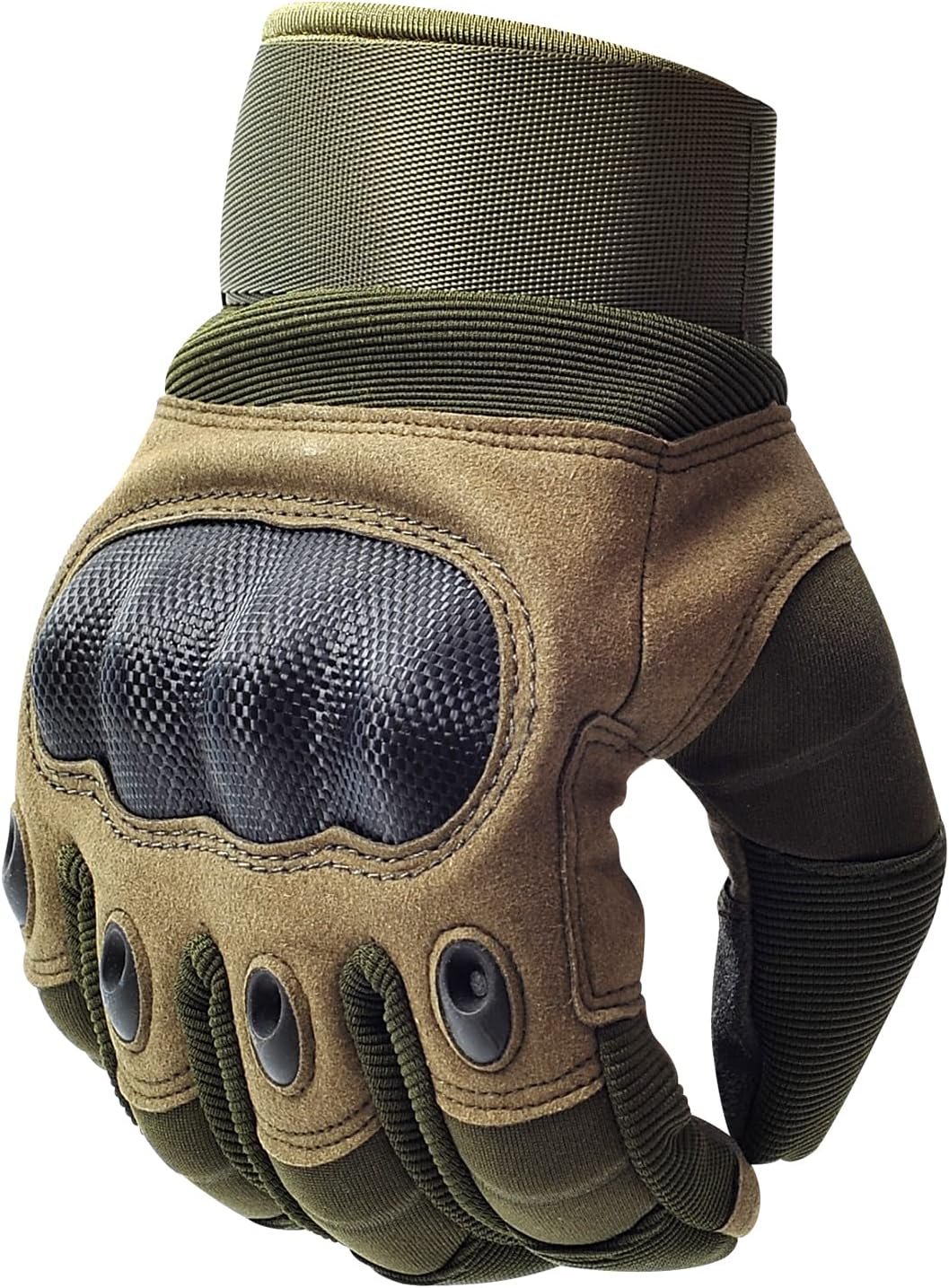 Guantes de moto para verano Cozome. Color verde