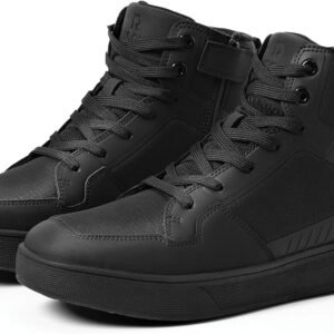 Botas de moto Rideiron negras clasicas