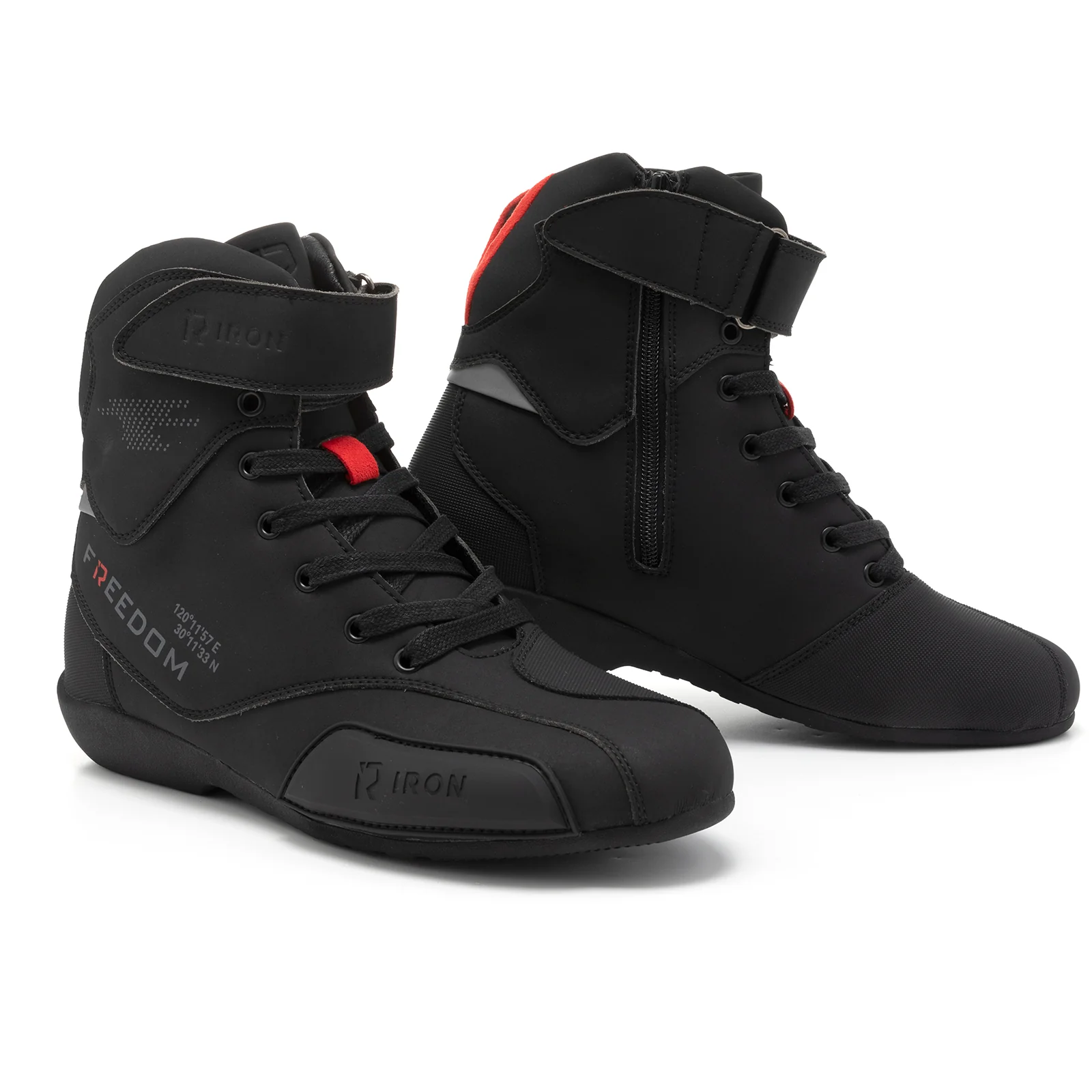 Botas de moto Rideiron MS6007. Botas de moto urbanas con carcasa reforzada y protección de tobillo. - Imagen 2