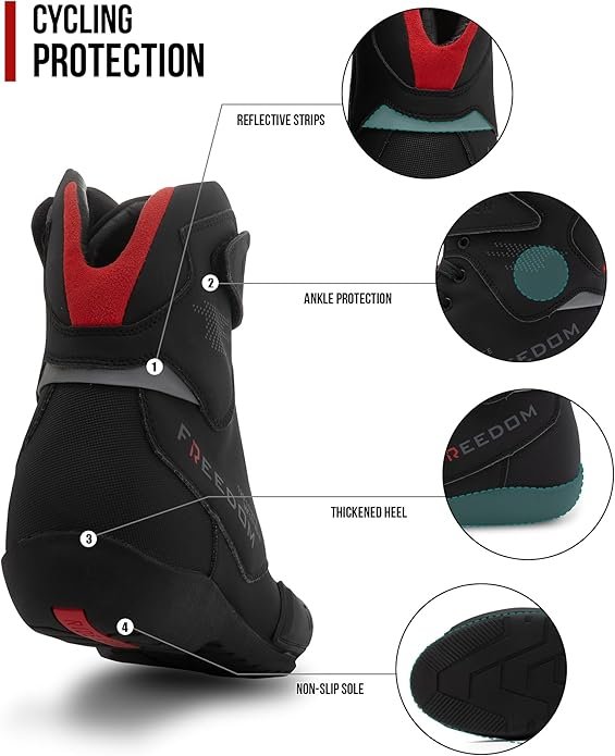 Botas de moto Rideiron MS6007. Botas de moto urbanas con carcasa reforzada y protección de tobillo. - Imagen 7