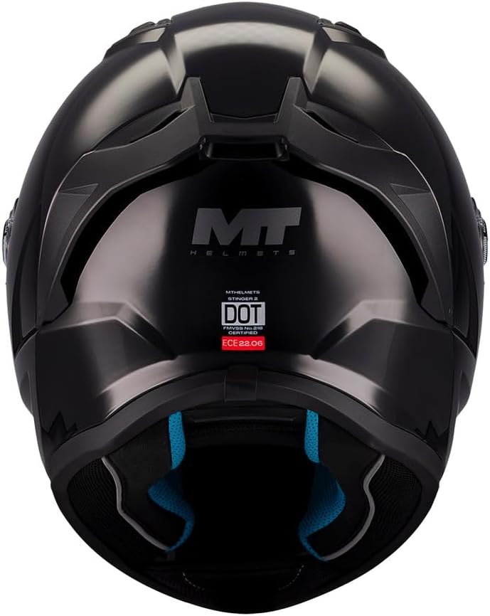 Casco integral MT Stinger 2. Casco de moto integral con interior hipoalergénico desmontable y lavable. - Imagen 6