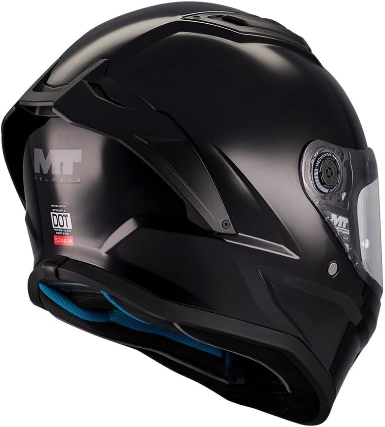 Casco integral MT Stinger 2. Casco de moto integral con interior hipoalergénico desmontable y lavable. - Imagen 5