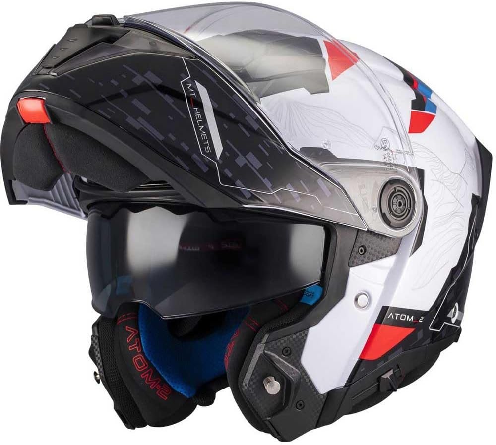 Casco de moto modular MT atom 2 sv. Casco modular con un campo de visión ampliado. - Imagen 3