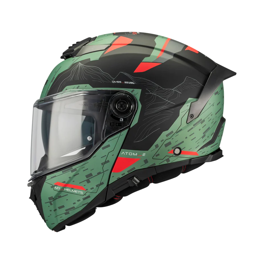 Casco de moto modular MT atom 2 sv. Casco modular con un campo de visión ampliado. - Imagen 2