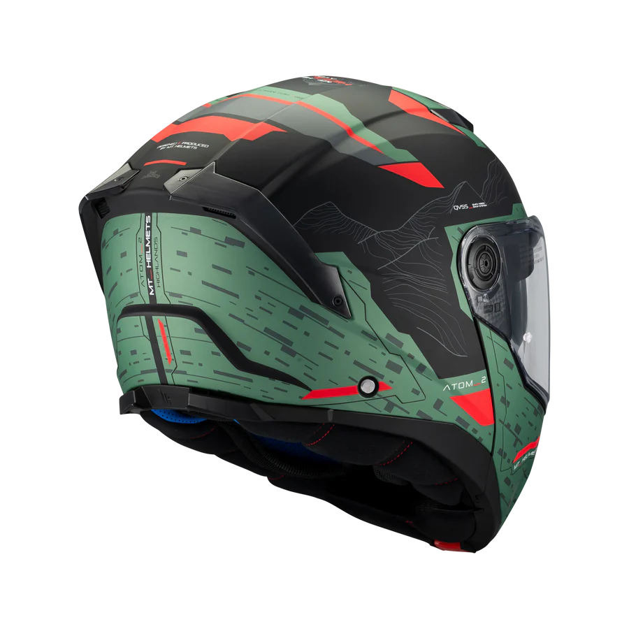 Casco de moto modular MT atom 2 sv. Casco modular con un campo de visión ampliado. - Imagen 9