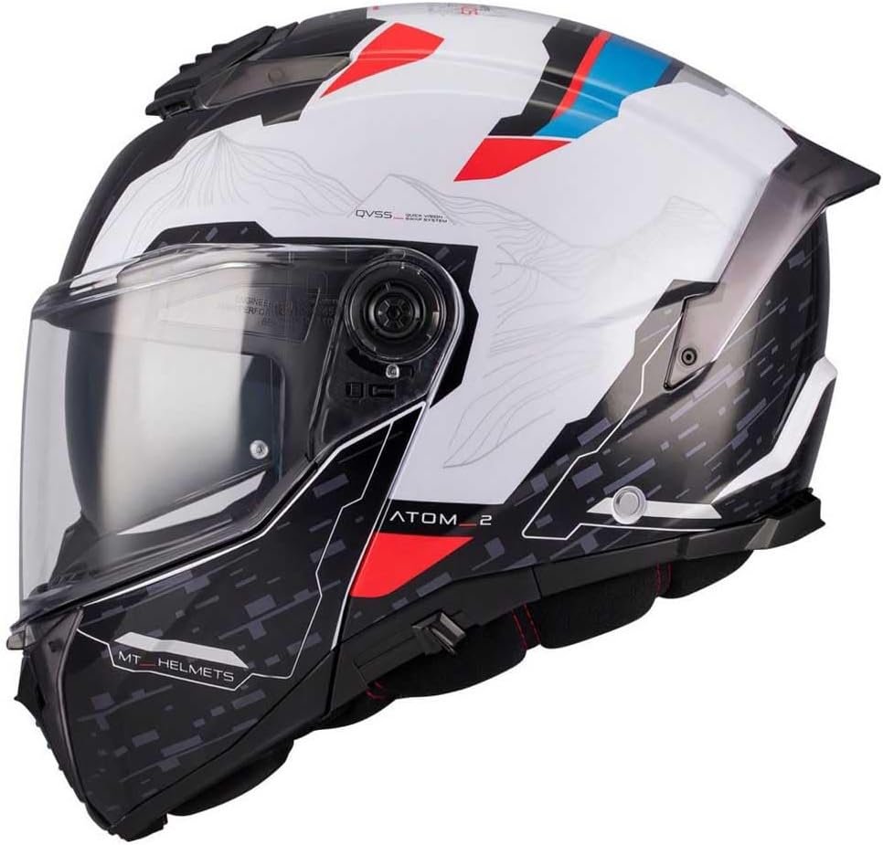 Casco de moto modular MT atom 2 sv. Casco modular con un campo de visión ampliado. - Imagen 4