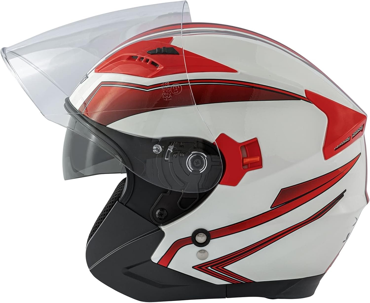 Casco de moto tipo Jet A-Pro York. Casco tipo Jet de policarbonato con un diseño deportivo. - Imagen 5