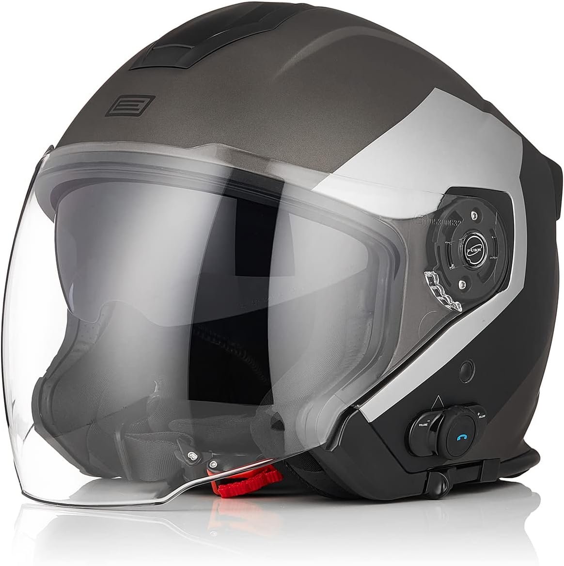 Casco de moto tipo Jet Origine Palio con intercomunicador. Casco Jet con carcasa de ABS con diseño aerodinámico. - Imagen 10
