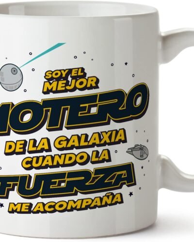 Taza motera divertida Star Wars