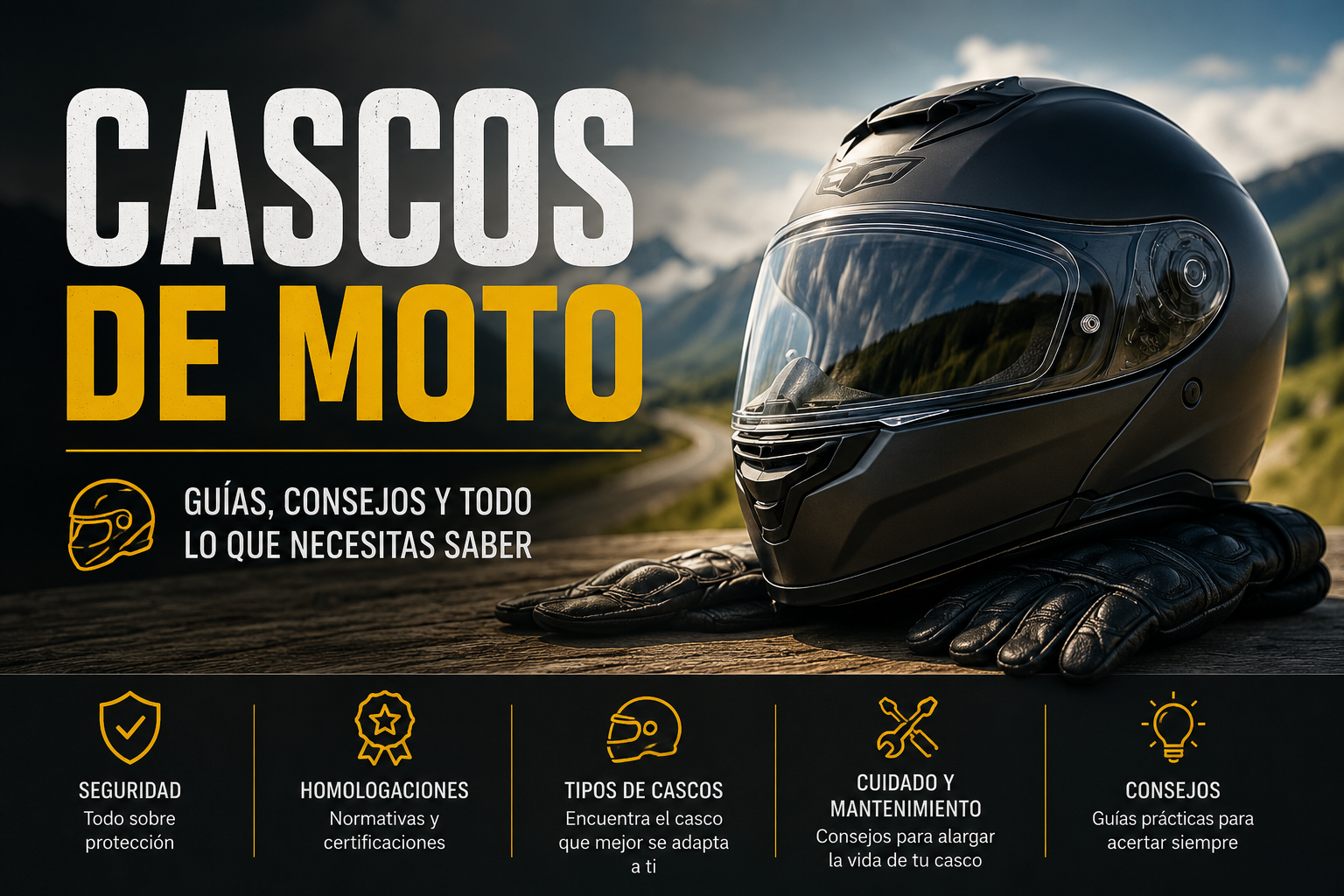 Guías sobre cascos de moto